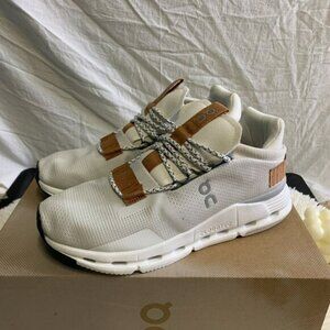 New On Cloud Cloudnova Running Shoes White Pearl Brown